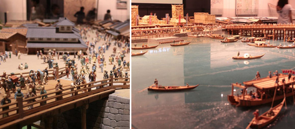 Miniaturas de Tokyo na Era Edo