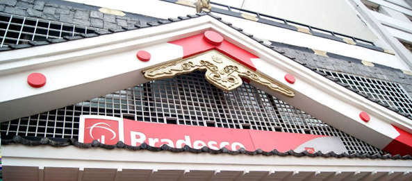 Fachada do Bradesco