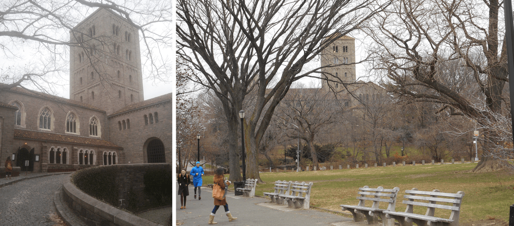 the cloisters outside