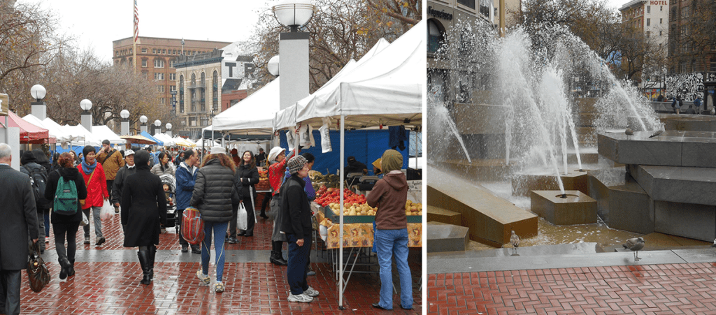 praça perto do city hall
